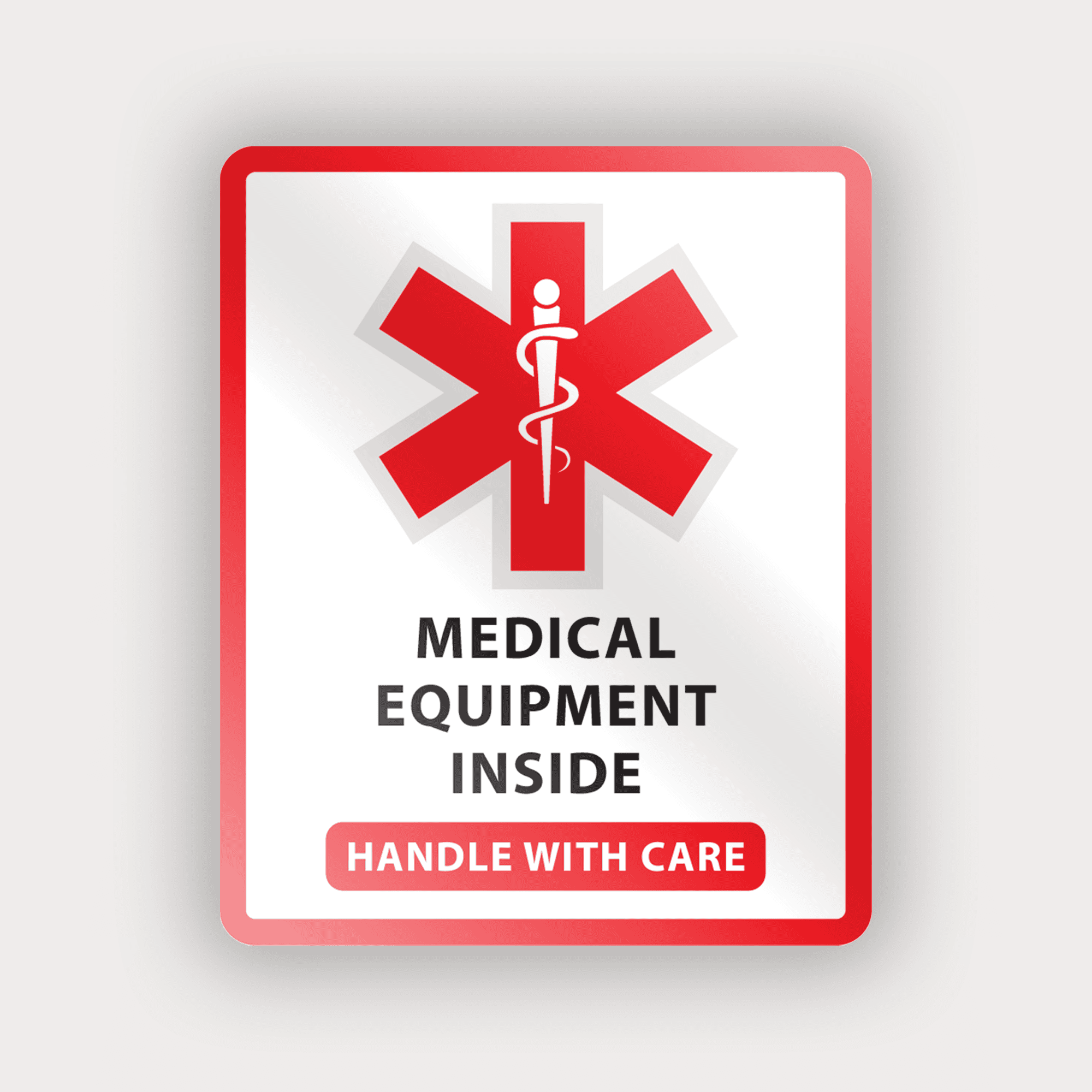 Medical Equipment Sticker alternate view