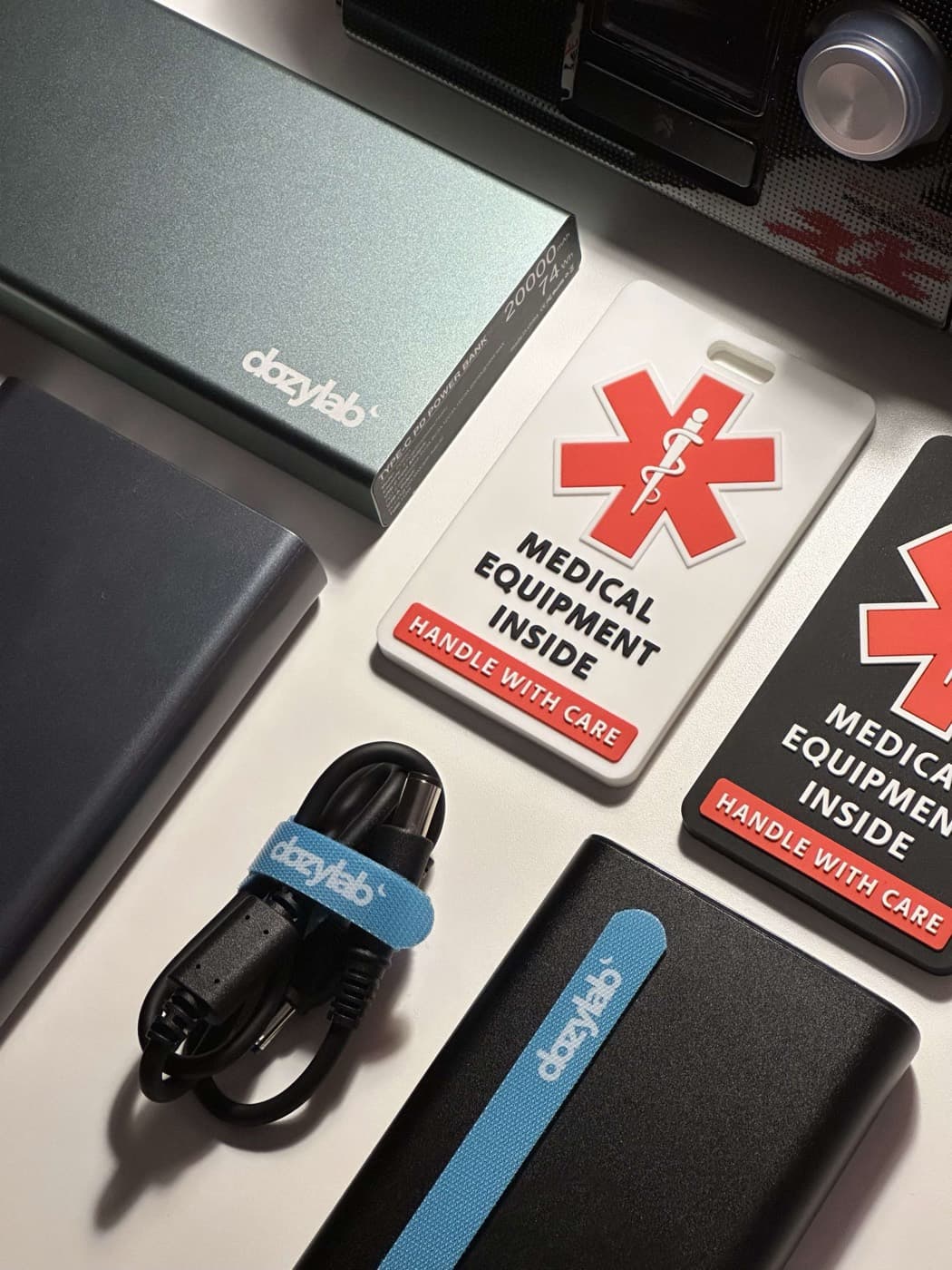 CPAP accessories for travelling light